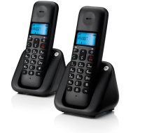 Τηλέφωνο Ασύρματο 2πλή Motorola T302 Με Ανοικτή Ακρόαση