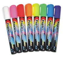 Μαρκαδόροι Φωσφορούχοι ZD510 8 Χρωμάτων